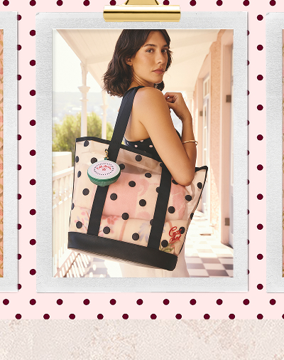 Cath Kidston Monochrome Mesh Beach Bag