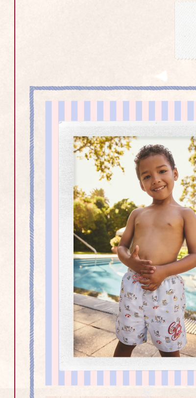 Blue Cath Kidston Swim Shorts (3mths-7yrs)