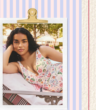 Cath Kidston Ecru Flamingo Print Plunge Swimsuit