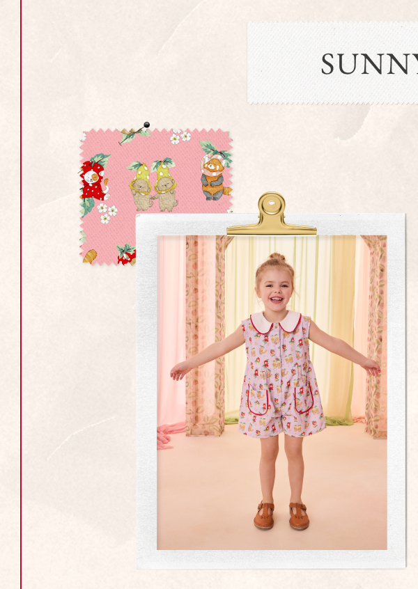 Pink Cath Kidston Playsuit (3mths-7yrs)