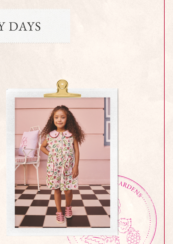 Green/Pink Cath Kidston Playsuit (3mths-7yrs)