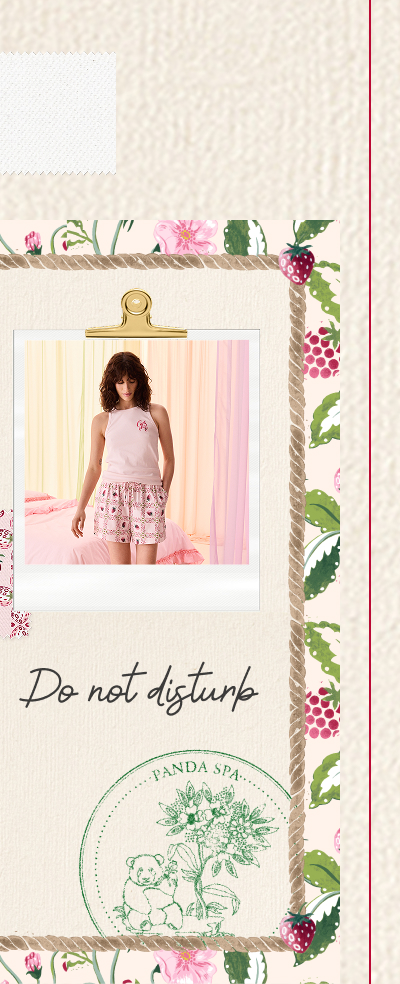 Cath Kidston Pink Raspberry Check Pyjama Set
