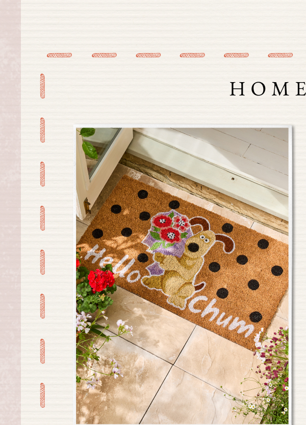 Cath Kidston Natural Hello Chum Gromit Doormat