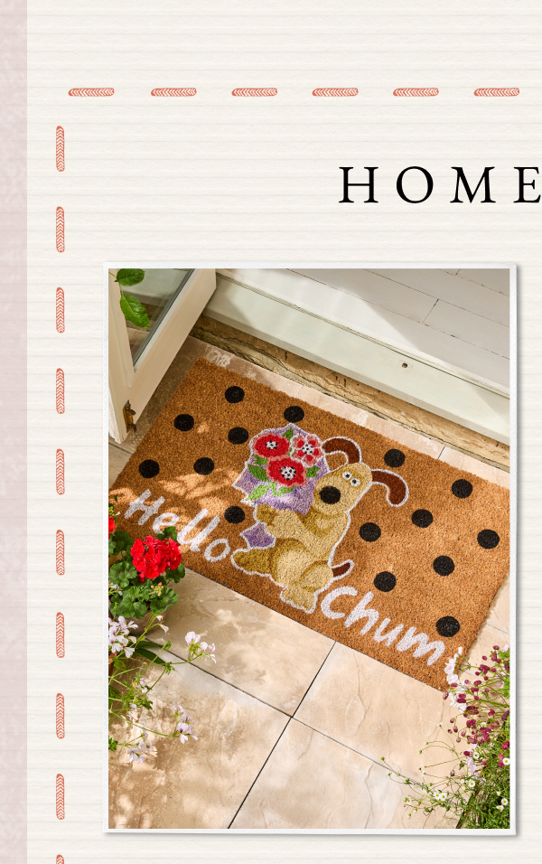 Cath Kidston Natural Hello Chum Gromit Doormat