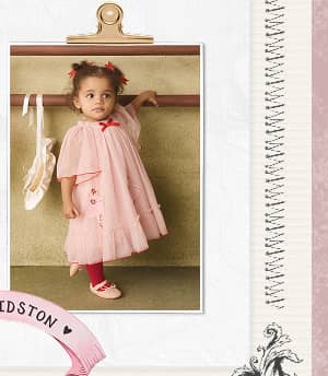 Pale Pink Cath Kidston Short Sleeve Mesh Dress (3mths-7yrs)