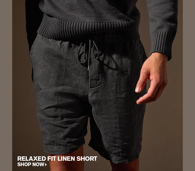 Relaxed Fit Linen Short