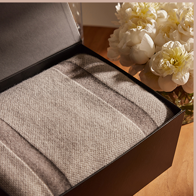 BAJA CASHMERE BLANKET GIFT BOX