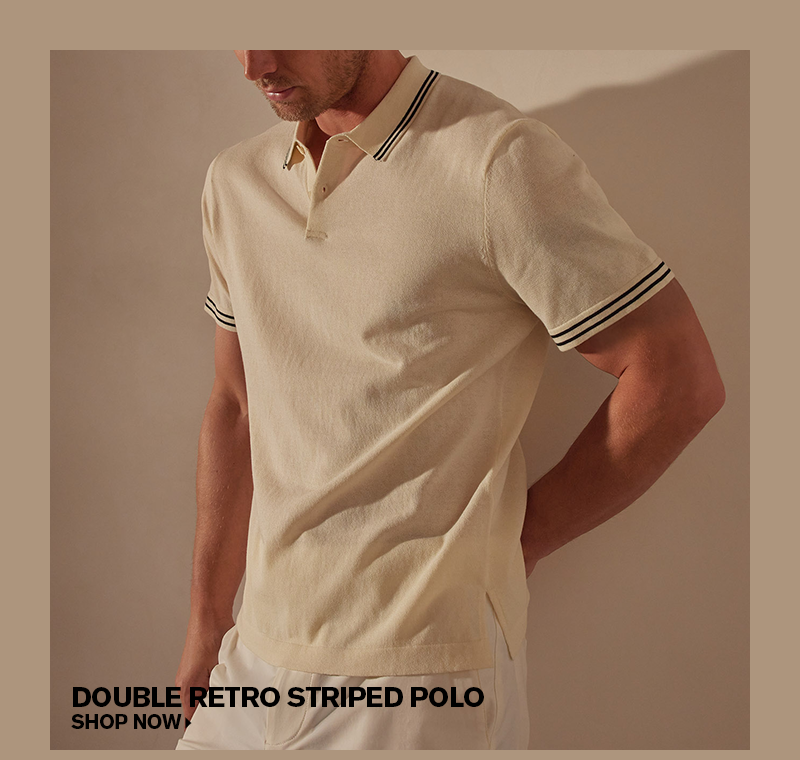 DOUBLE RETRO STRIPED POLO