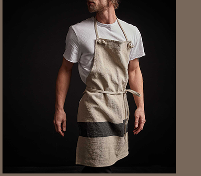 SINGLE STRIPE CHEF'S APRON