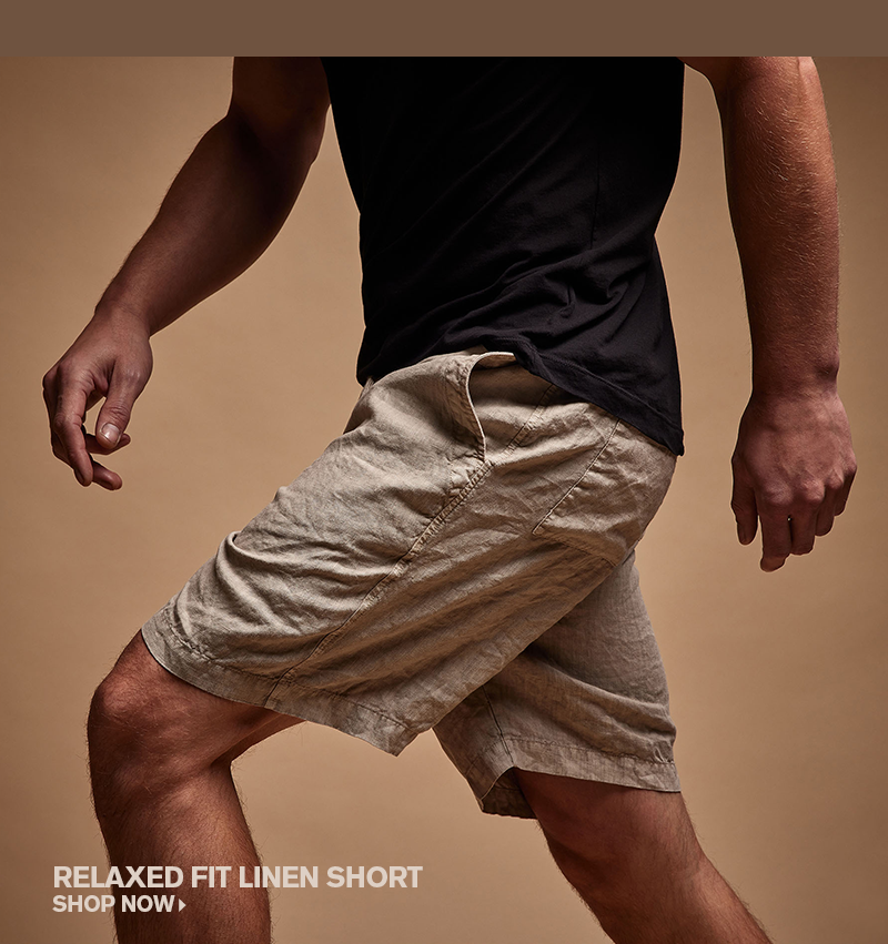 RELAXED FIT LINEN SHORT