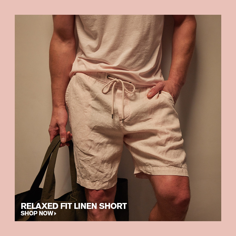 RELAXED FIT LINEN SHORT