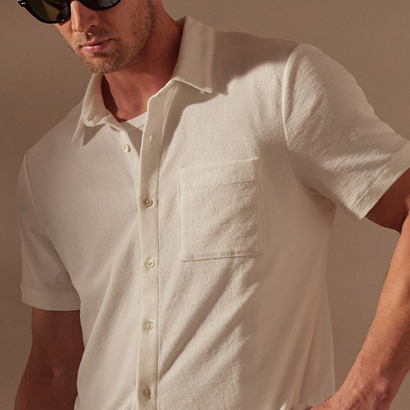 COTTON TERRY SHORT SLEEVE