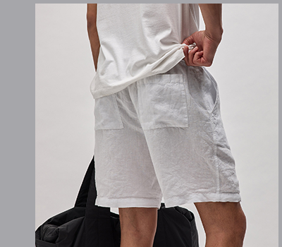 RELAXED FIT LINEN SHORT