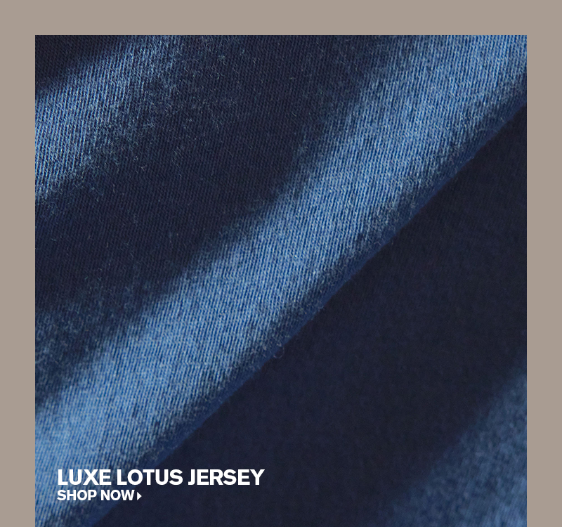 LUXE LOTUS JERSEY TEE