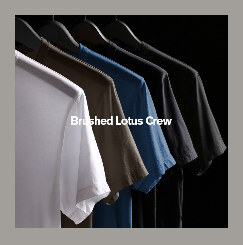 BRUSHED LOTUS CREW