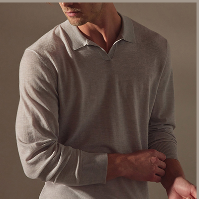 FEATHERWEIGHT CASHMERE POLO