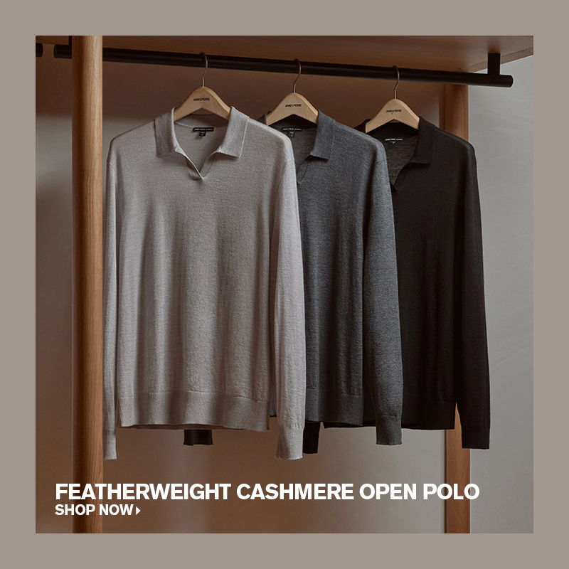 FEATHERWEIGHT CASHMERE POLO