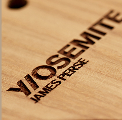 Y/OSEMITE ETCHED TEAK PADDLEBALL SET