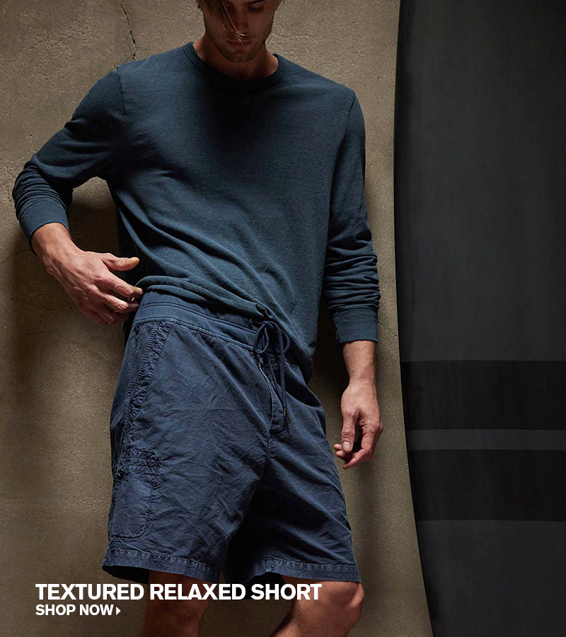 TEXTURED RELAXED SHORT