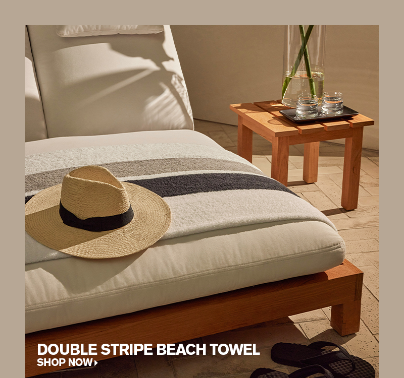 DOUBLE STRIPE BEACH TOWEL