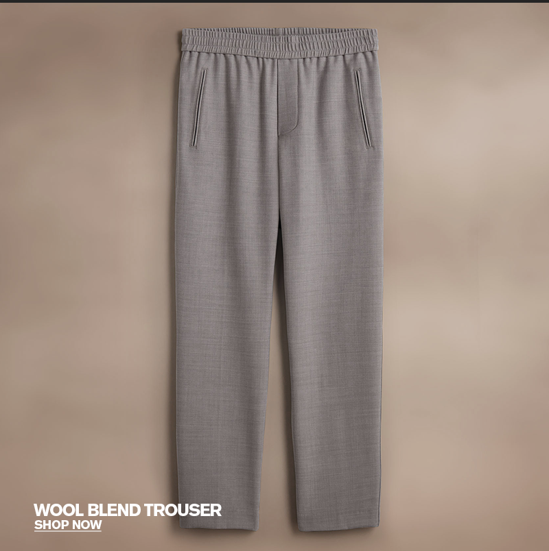 Wool Blend Trouser