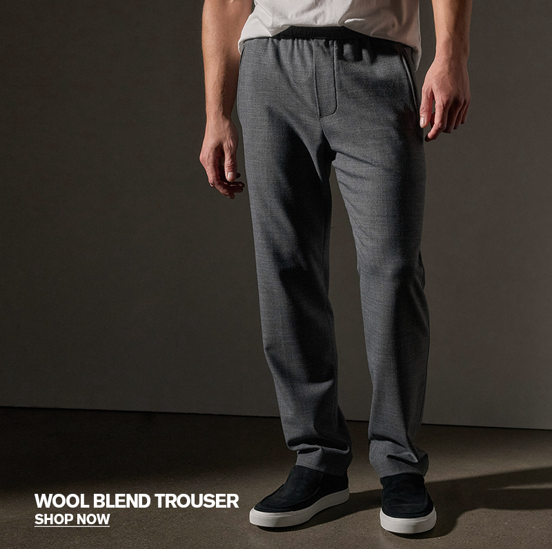 Wool Blend Trouser