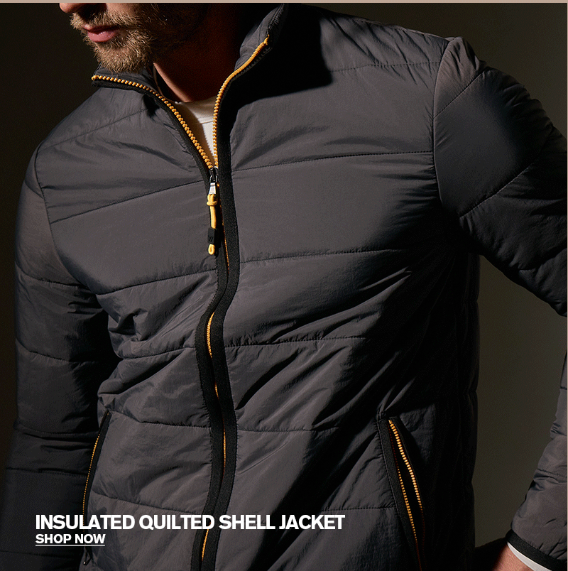 Contrast Zip Insulated Jacket