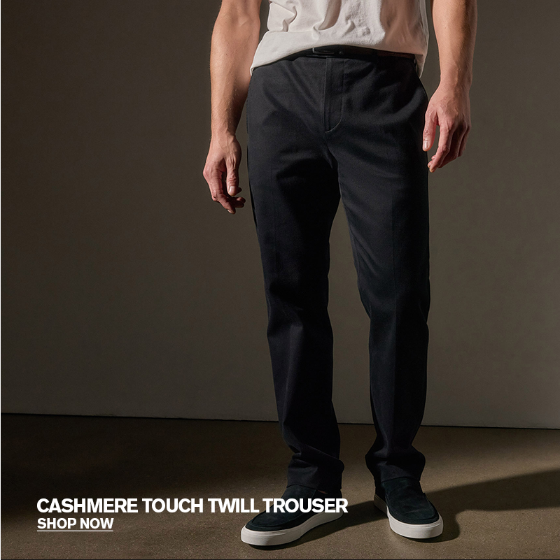 Cashmere Touch Twill Trouser