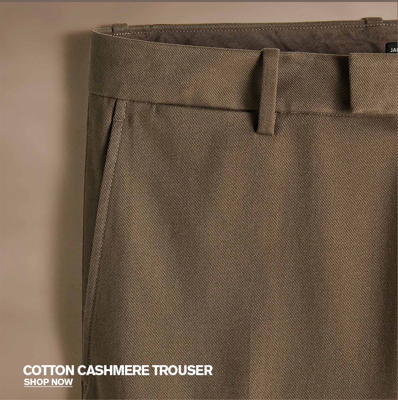 Cashmere Touch Twill Trouser