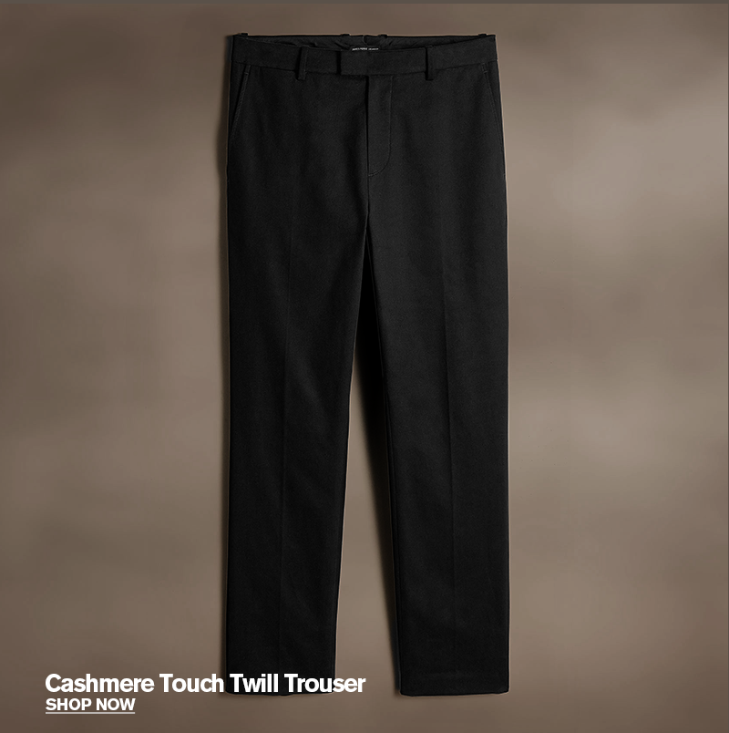 Cashmere Touch Twill Trouser