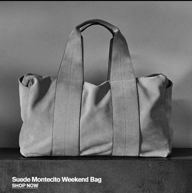 Suede Montecito Weekend Bag