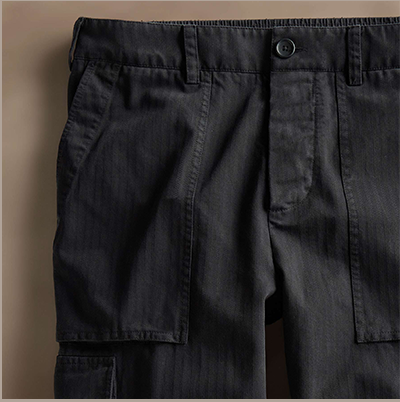 Herringbone Twill Utility Pant