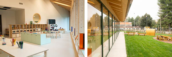 The design of the spaces was the subject of a call for ideas competition 