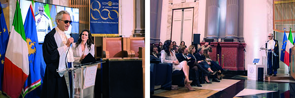 our founder treated those present to an impromptu performance dedicated to the Foundation’s top management