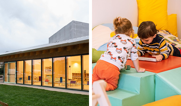ABF rebuilt the Sforzacosta Zerosei Preschool Hub (lot A) in 150 days of work, which was damaged by the earthquake swarm that hit Central Italy in 2016. Today, it is working to redevelop the structure dedicated to the elementary school (lot B) at the ABF 0-11 Educational Hub in Sforzacosta. 