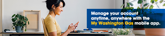 Download the My Washington Gas mobile app