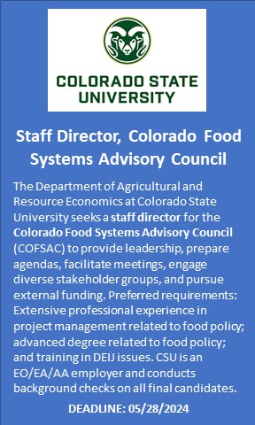 Staff Director position at Colorado State University