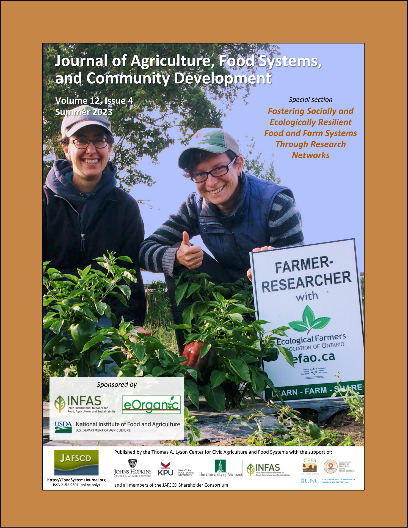 Cover of JAFSCD's summer issue with a research networks-related cover