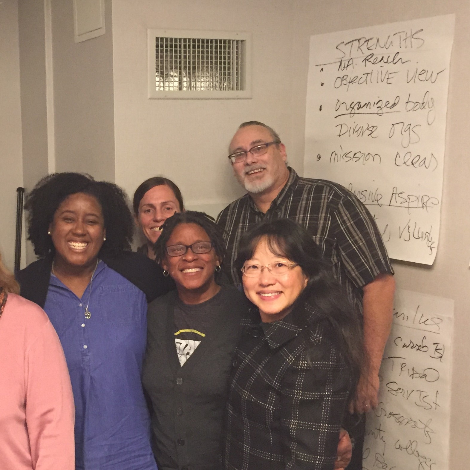 Photo: Members of the North American Food Systems Network at a strategic planning session.