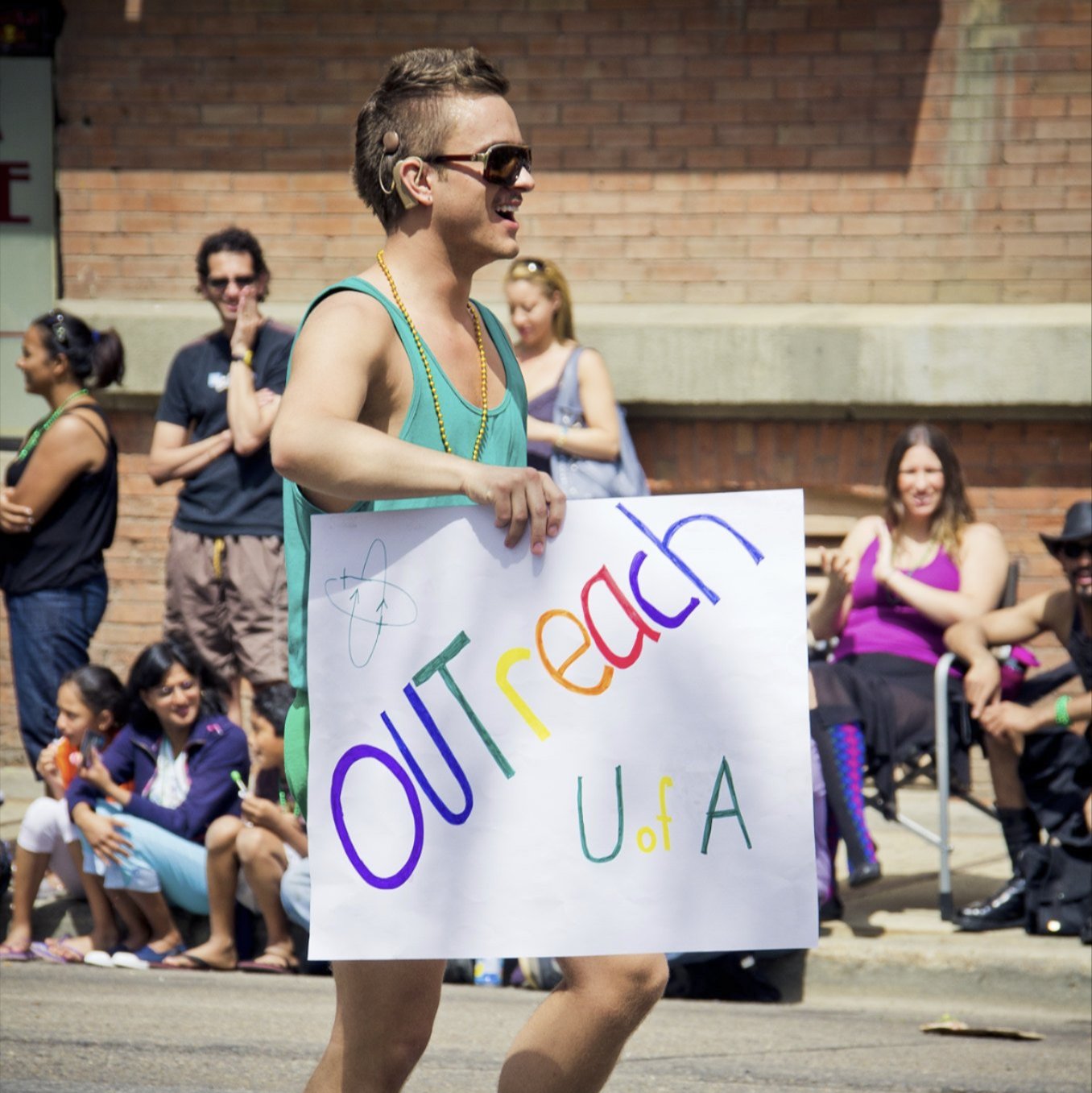 Photo: University of Alberta Edmonton Pride Parade 2011; photo by Flickr user Kurayba.