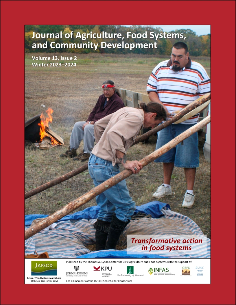 Cover of the winter issue of jAFSCD