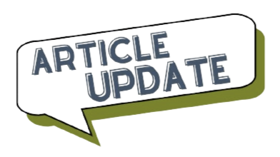 Article Update banner