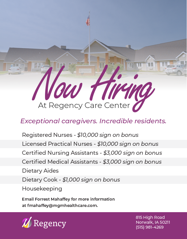Regency Care Center Jobs