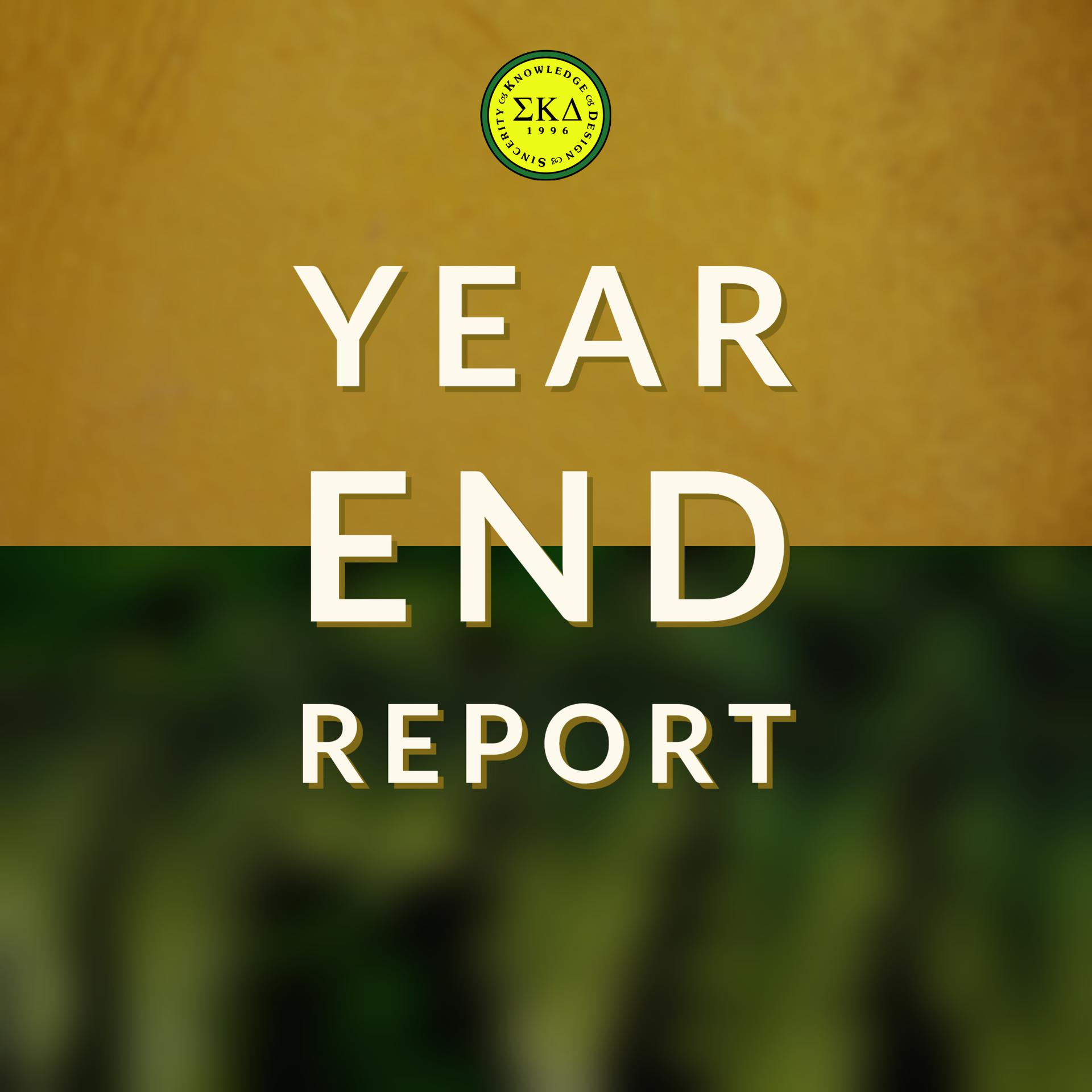 Year End Report