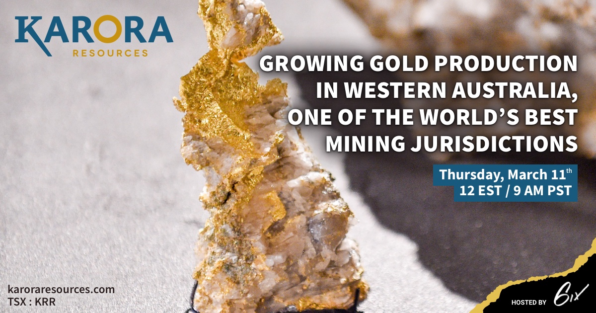 - Participate in a discussion with Contact Gold's CEO Matt Lennox-King