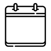 An icon of a calendar.