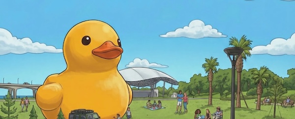 World's Largest Rubber Duck visits Coachman Park!