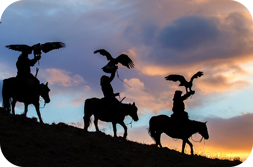 Mongolian Horeseback