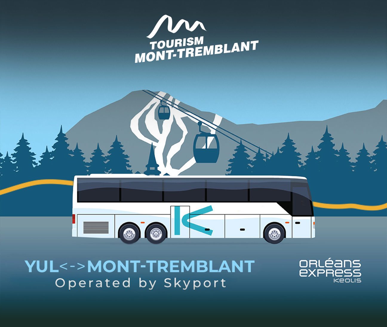 New shuttle service between YUL and Mont-Tremblant! 