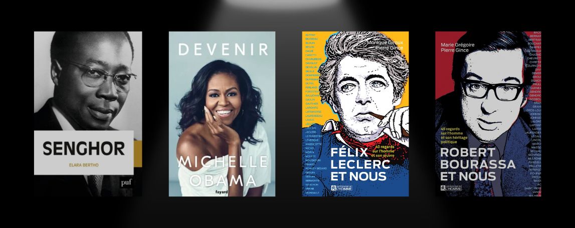 Montage de couvertures de biographies